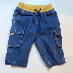 Baby Boden Blue Cargo Soft Pants
